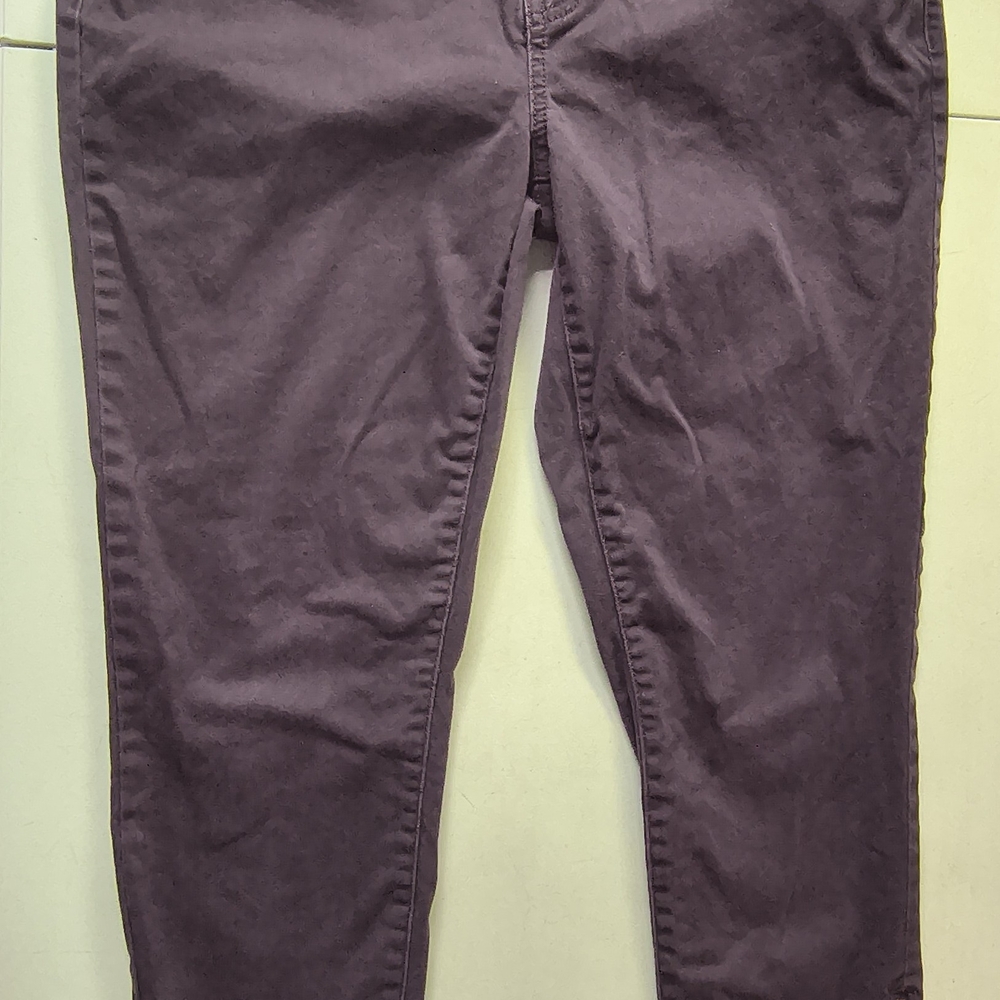 Jennifer Lopez Purple Skinny Jeans